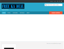 Tablet Screenshot of freekadeal.com